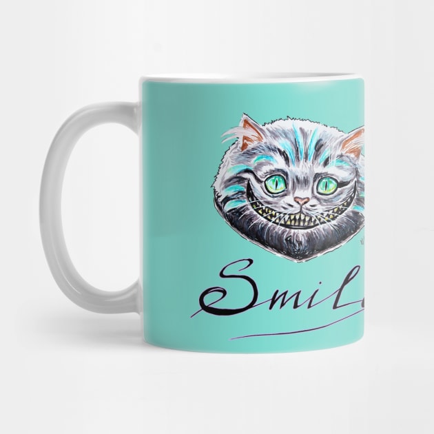 Cheshire Cat by Viktoria Love Art